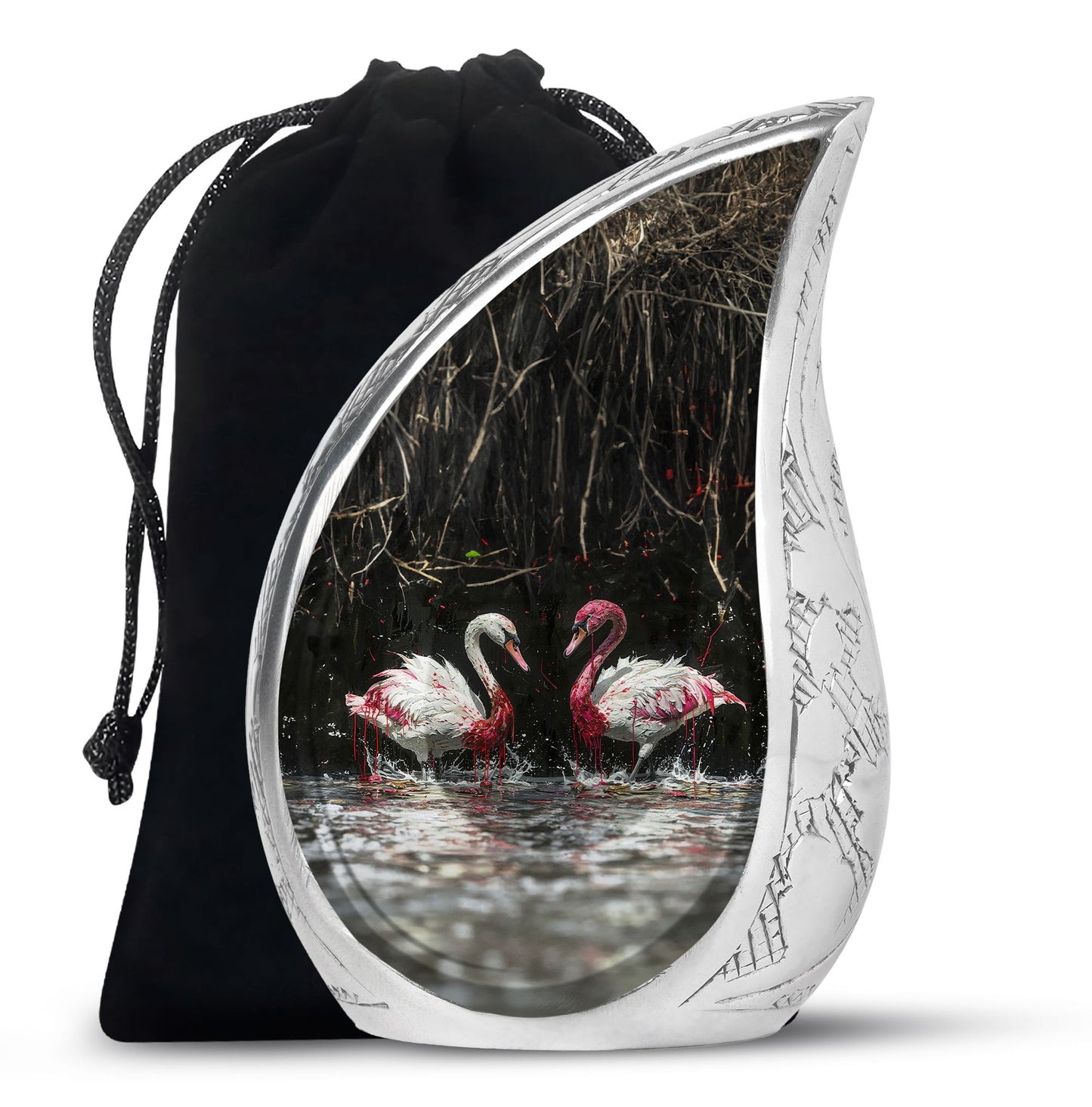 Personalized Bird Cremation Urn for Adult - 10-inch, 200 cu in - Yatskia