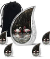 Swan Pair Cremation Urns For Human Ashes - Funeral Urns For Adult