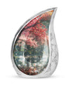 Cherry Blossom Cremation Urns For Human Ashes - Swan Urns For Adults