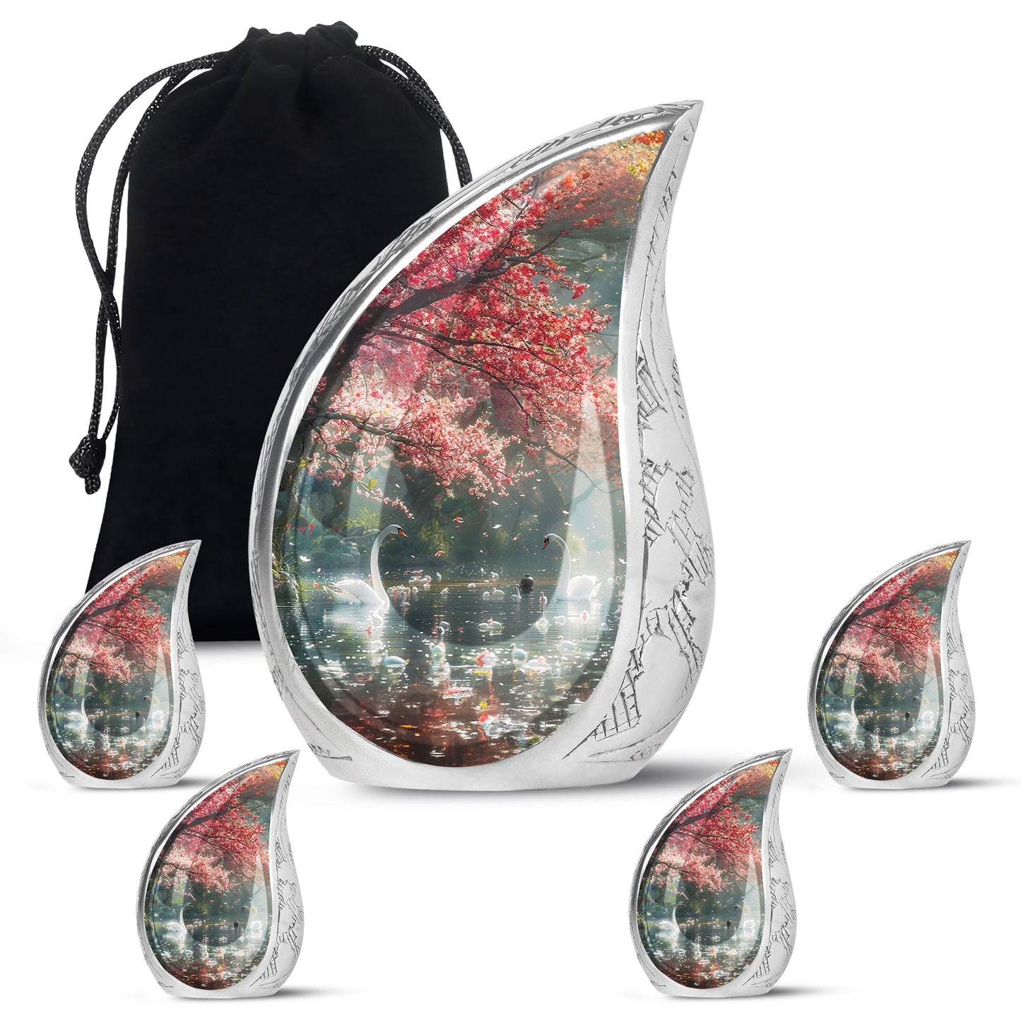 Personalized Bird Cremation Urn for Adults - 10-inch, 200 cu in - Yatskia