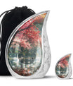 Cherry Blossom Cremation Urns For Human Ashes - Swan Urns For Adults