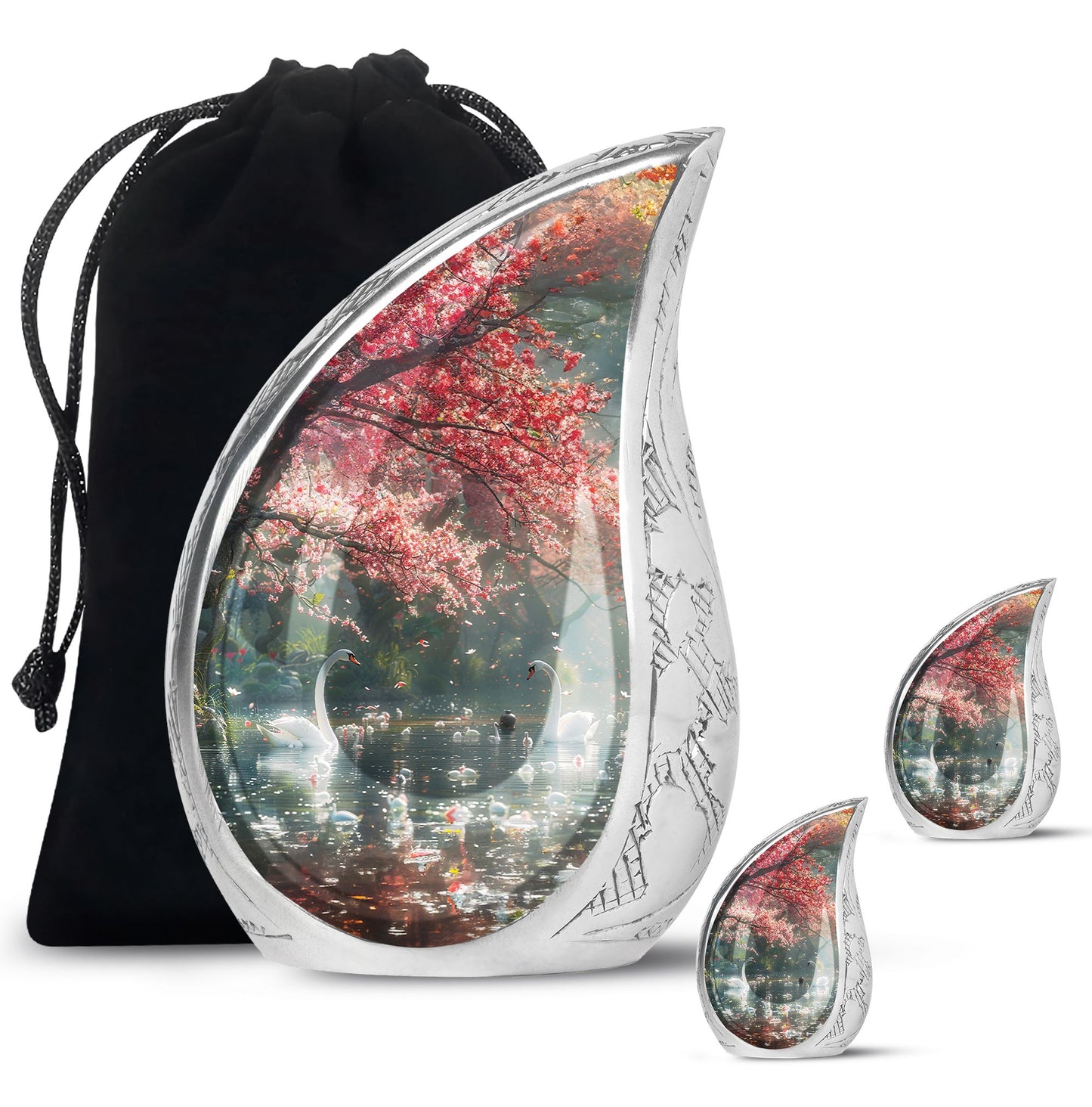 Personalized Bird Cremation Urn for Adults - 10-inch, 200 cu in - Yatskia