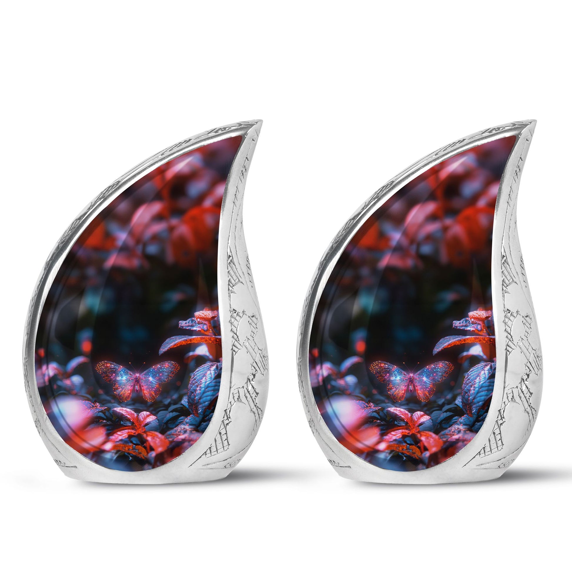 Glow Butterfly Cremation Urns For Human Ashes - Memorial Urn for Adults