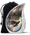 Black Raven Funeral Urn for Human Ashes - Cremations Urns For Adults