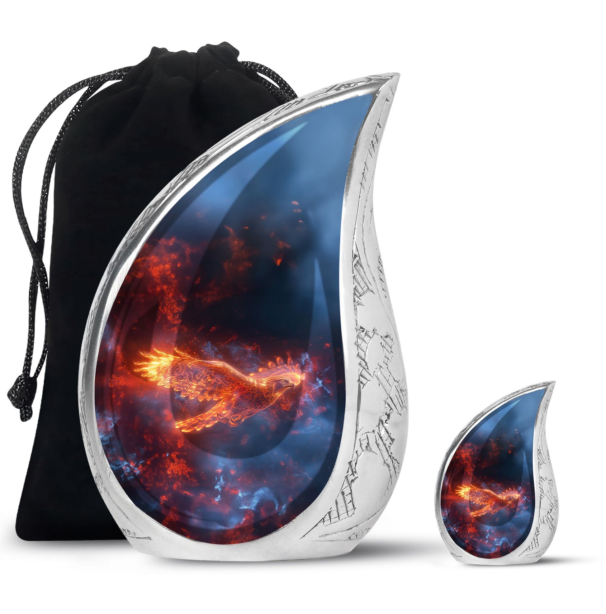 Phoenix Bird Cremation Urn for Human Ashes - Urn for Men & Women