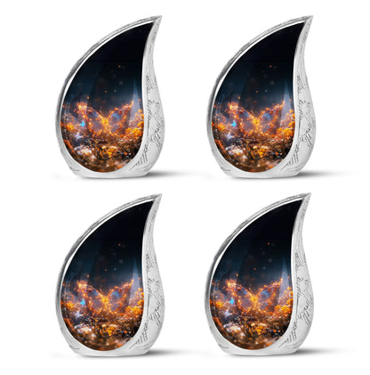 Personalized Butterfly Cremation Urn for Mom - 10-inch, 200 cu in - Yatskia