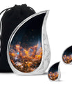 Sparkling Fiery Butterfly Urns for Mom - Large Butterfly Cremation Urns