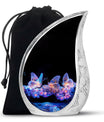 Neon Butterfly Nebula Black Urns - Butterfly Urns For Memorial