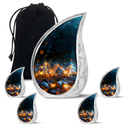 Personalized Butterfly Cremation Urn for Adult - 10-inch, 200 cu in - Yatskia
