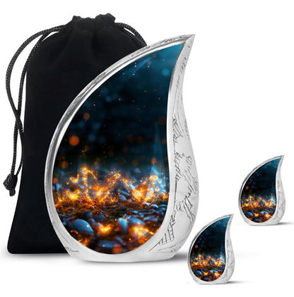 Personalized Butterfly Cremation Urn for Adult - 10-inch, 200 cu in - Yatskia