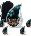 Glowing Butterfly Funeral Urn for Human Ashes - Cremation Urn For Adults
