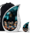 Glowing Butterfly Funeral Urn for Human Ashes - Cremation Urn For Adults