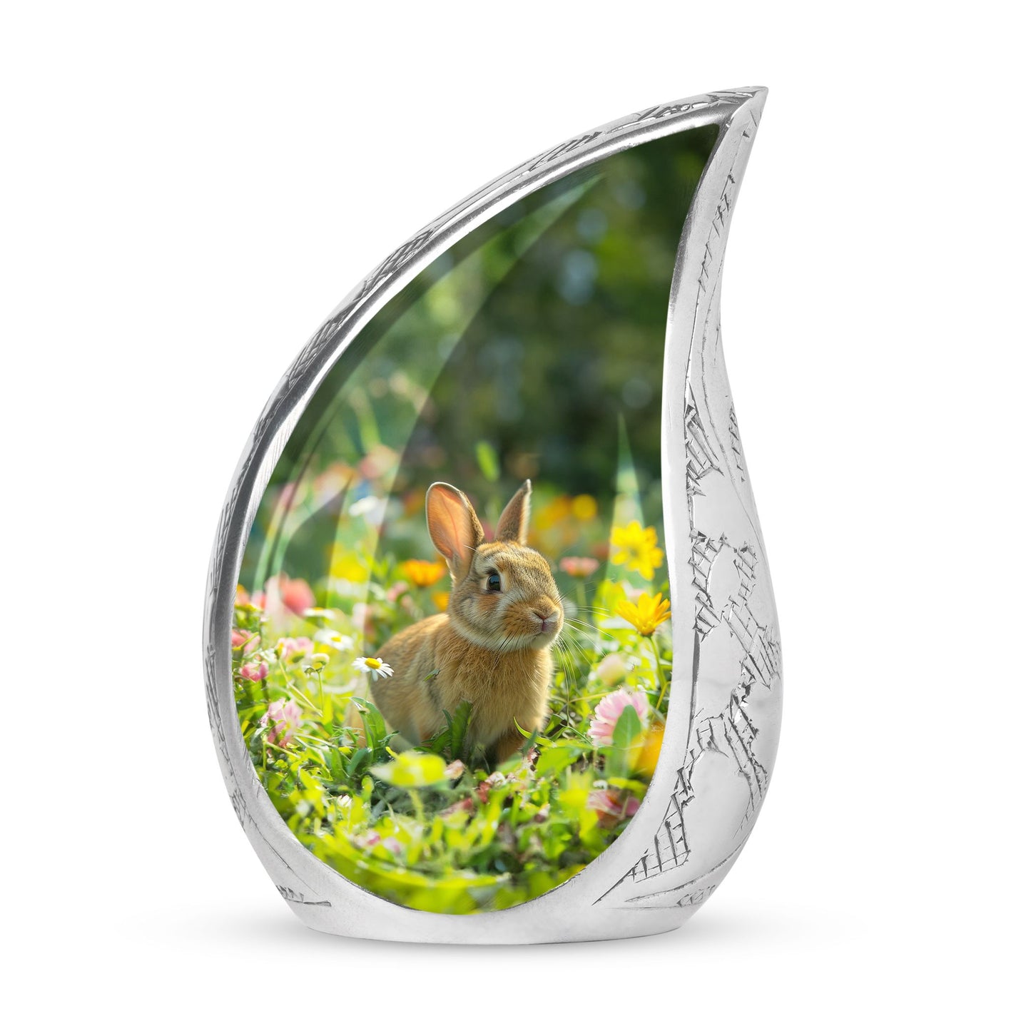 Personalized Pet Keepsake Urn for Pet Ashes - 10-inch, 200 cu in - Yatskia