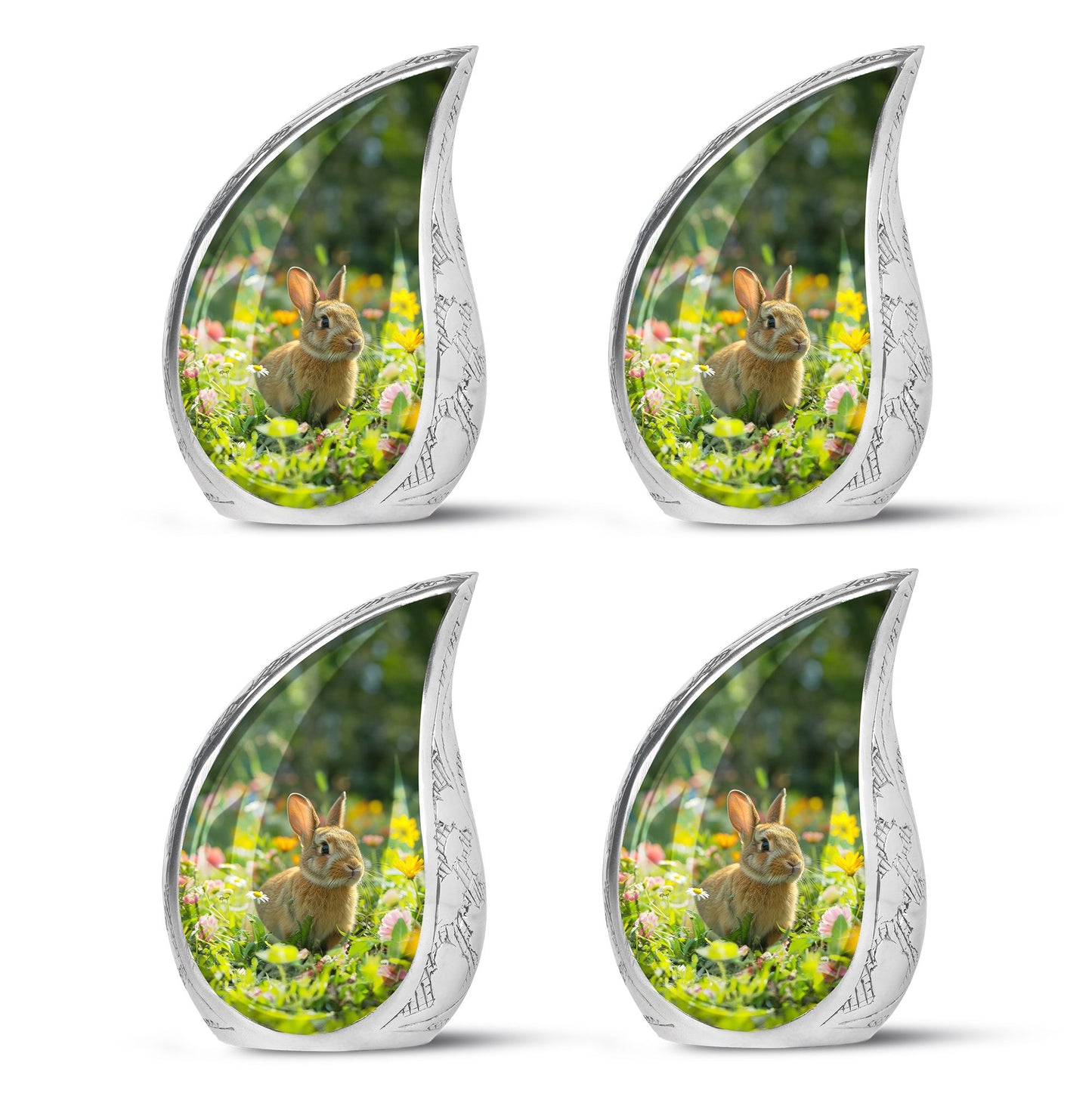 Personalized Pet Keepsake Urn for Pet Ashes - 10-inch, 200 cu in - Yatskia