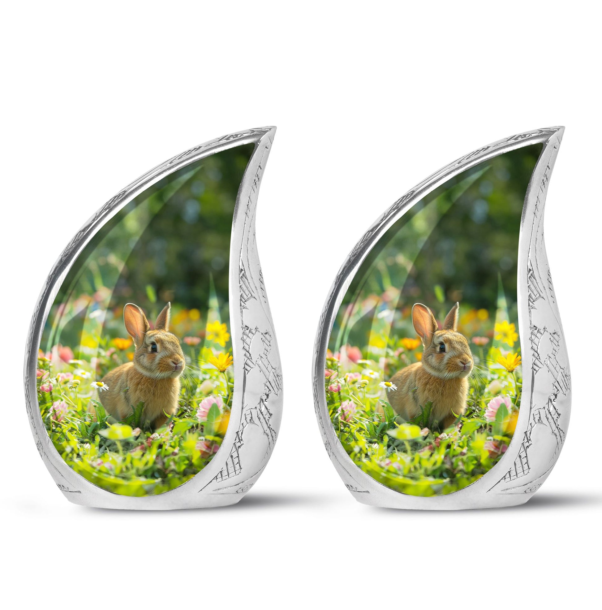 Bunny Rabbit Memorial Urn - Beautifully Designed Keepsake Urns For Pet