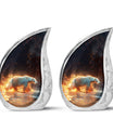 Fierce Polar Bear Urn - Bear Funeral Large Cremation Urns For Ashes