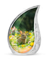 Bucolic Bunny Meadow - Rabbit Urns Large Funeral Large Urns For Ashes