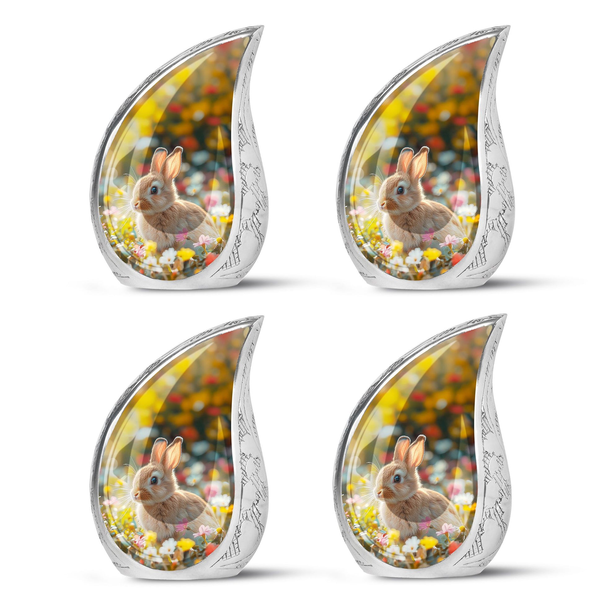 Bunny Engravable Urns For Human Ashes - Rabbit Large Cremation Urns