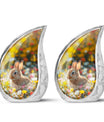 Bunny Engravable Urns For Human Ashes - Rabbit Large Cremation Urns