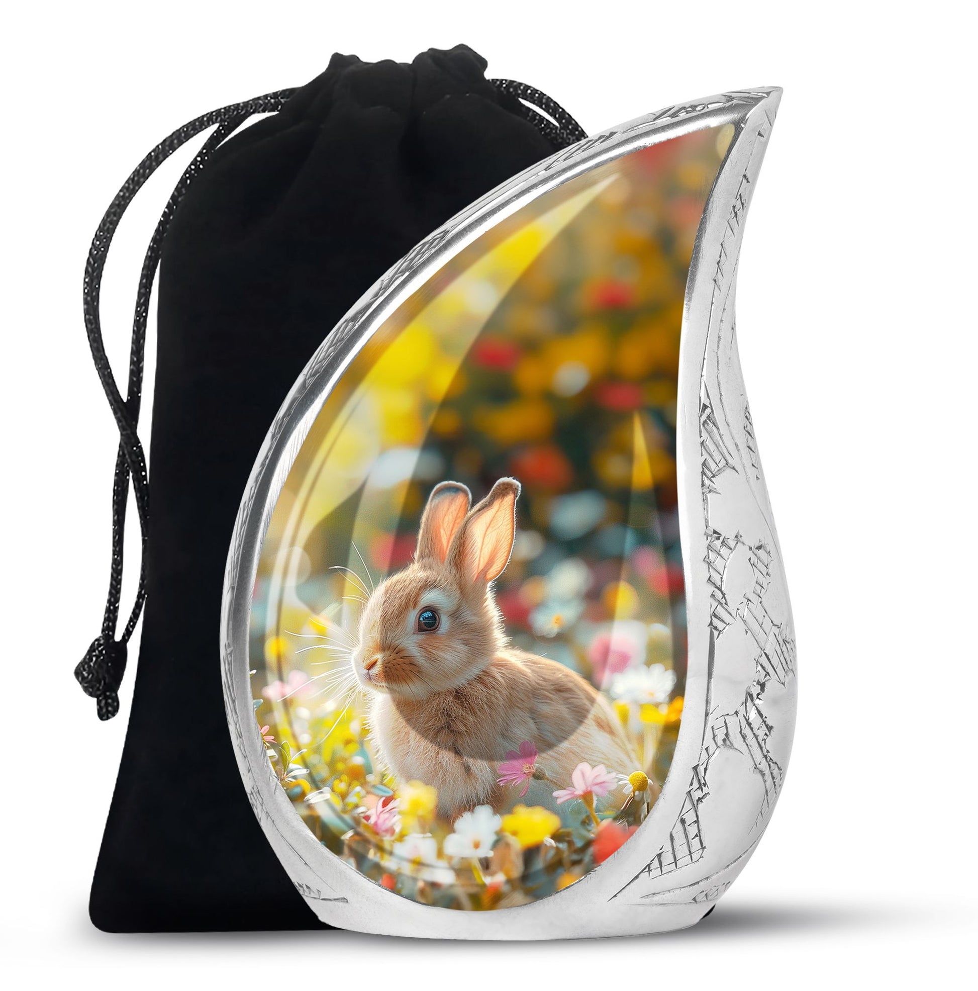 Bunny Engravable Urns For Human Ashes - Rabbit Large Cremation Urns