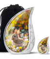 Bunny Engravable Urns For Human Ashes - Rabbit Large Cremation Urns