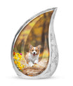 Corgi Puppy Cremation Urn For Ashes - Unique Pet Urns For Dogs