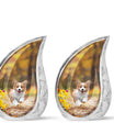 Corgi Puppy Cremation Urn For Ashes - Unique Pet Urns For Dogs