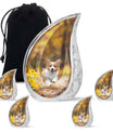 Corgi Puppy Cremation Urn For Ashes - Unique Pet Urns For Dogs
