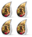 Golden Cockapoo Memorial Urn - Dog Large Urn Perfect Memorials For Pet