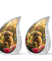 Golden Cockapoo Memorial Urn - Dog Large Urn Perfect Memorials For Pet