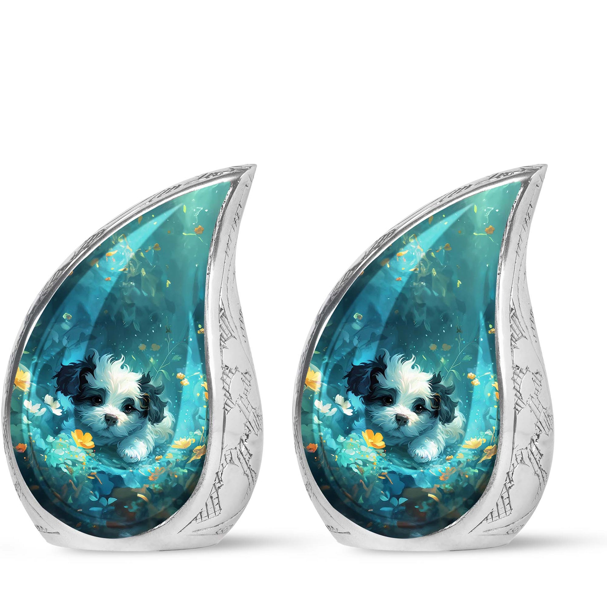 Shih Tzu Urn For Pet Dog Memorial - Cremation Urns For Pet Ashes