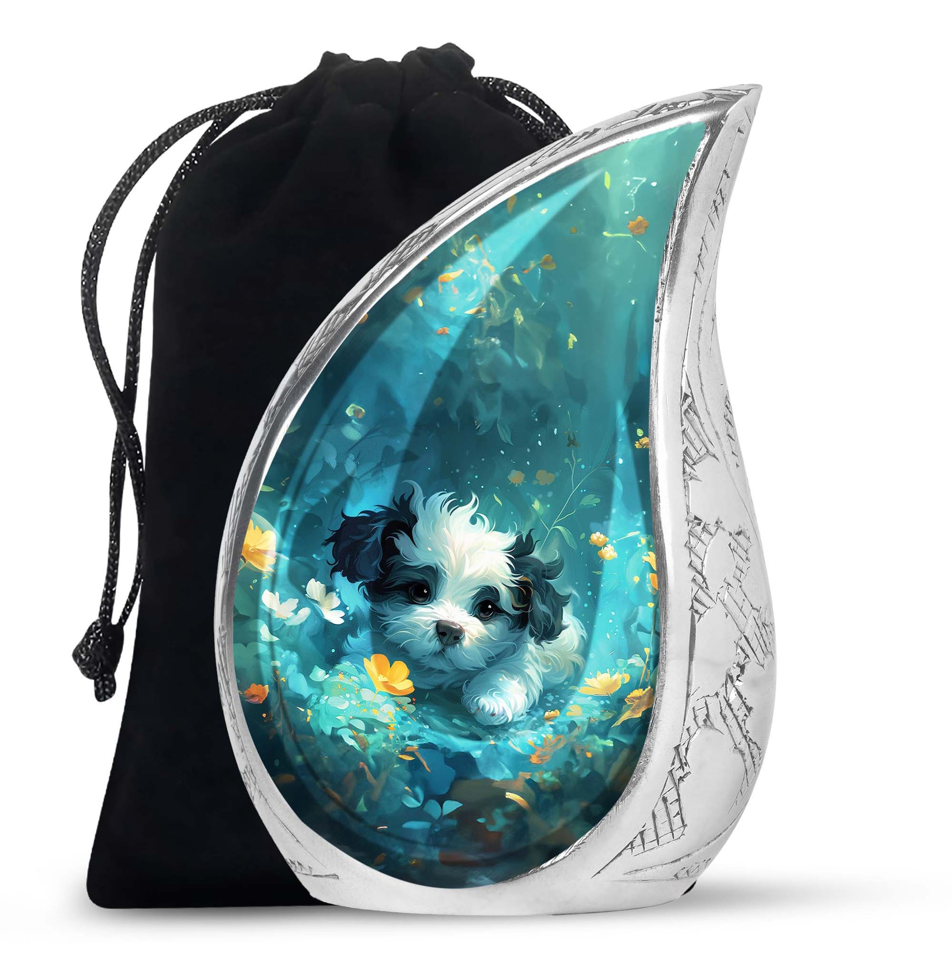 Shih Tzu Urn For Pet Dog Memorial - Cremation Urns For Pet Ashes