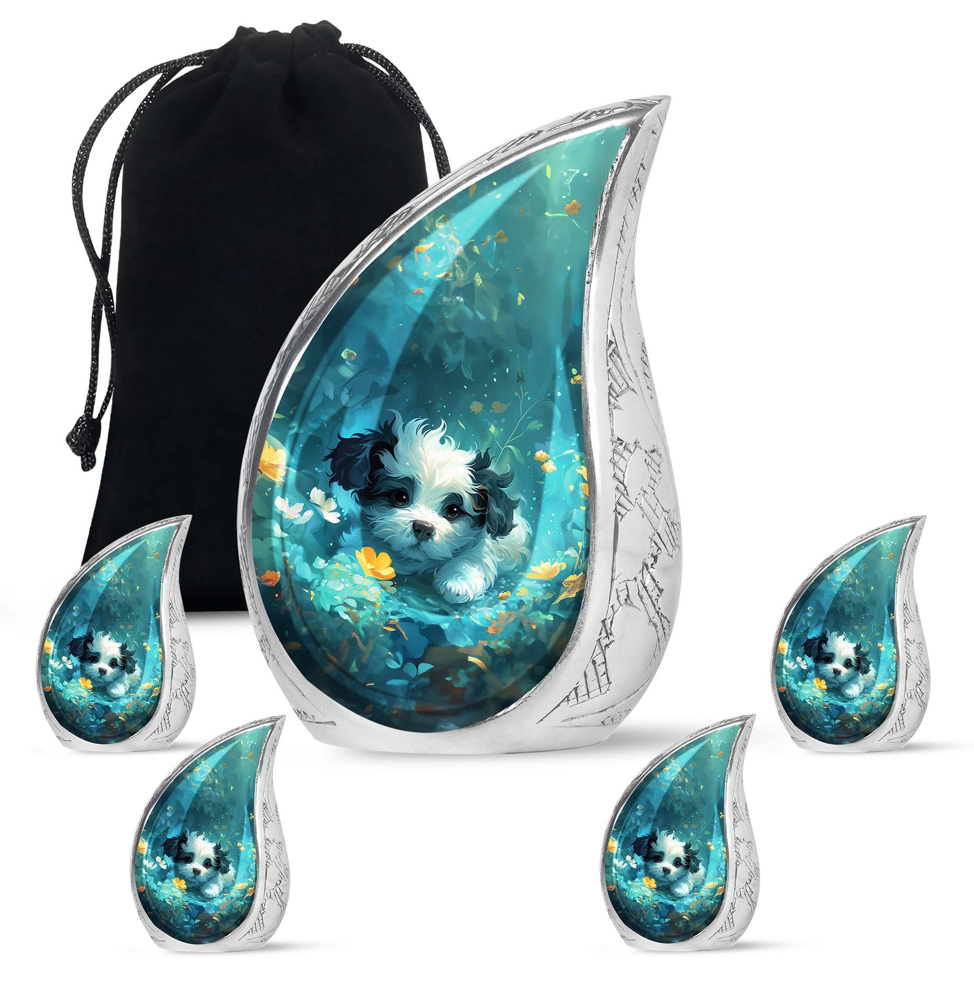 Shih Tzu Urn For Pet Dog Memorial - Cremation Urns For Pet Ashes