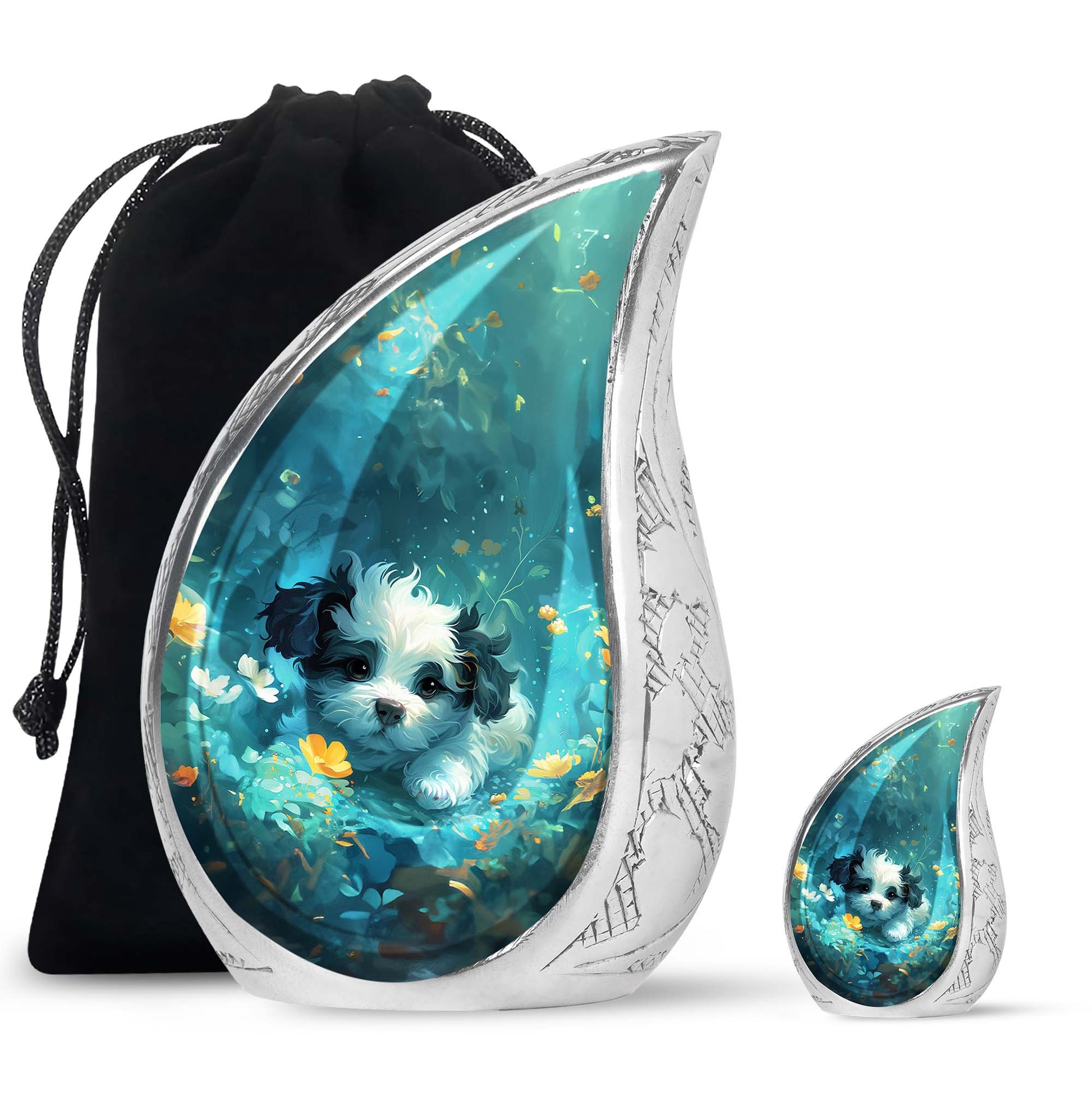 Shih Tzu Urn For Pet Dog Memorial - Cremation Urns For Pet Ashes