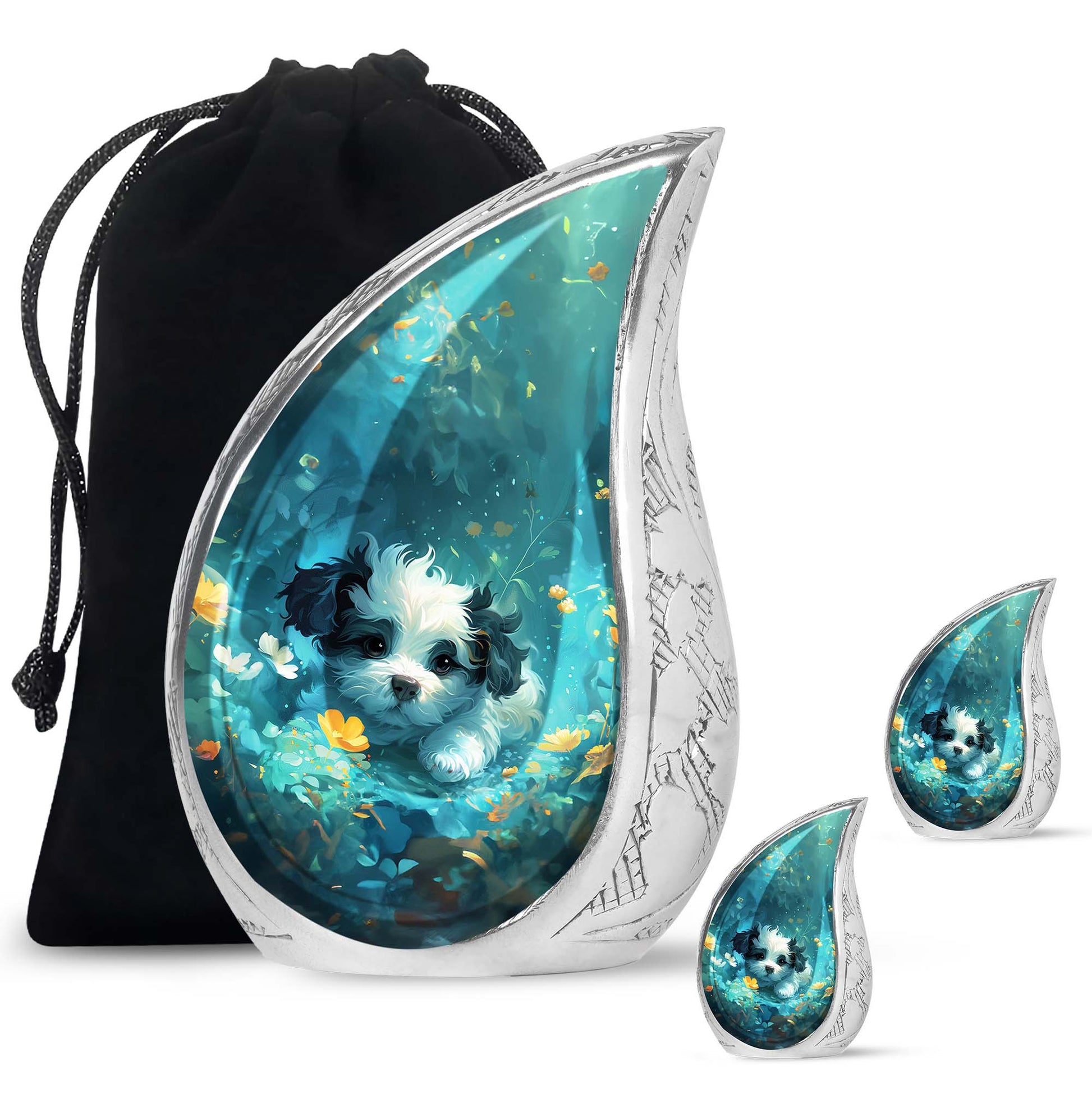 Shih Tzu Urn For Pet Dog Memorial - Cremation Urns For Pet Ashes