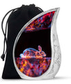 Cosmic Bunny Rabbit Memorial Urn - Funeral Cremation Urn For Ashes