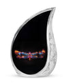 Nebula Dragonfly Urns for Ashes - Black Cremation Urns For Women