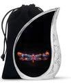 Nebula Dragonfly Urns for Ashes - Black Cremation Urns For Women