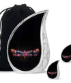 Nebula Dragonfly Urns for Ashes - Black Cremation Urns For Women