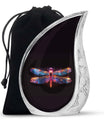 Starlit Dragonfly Urn For Women - Dragonfly Large Urn For Ashes