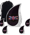 Starlit Dragonfly Urn For Women - Dragonfly Large Urn For Ashes
