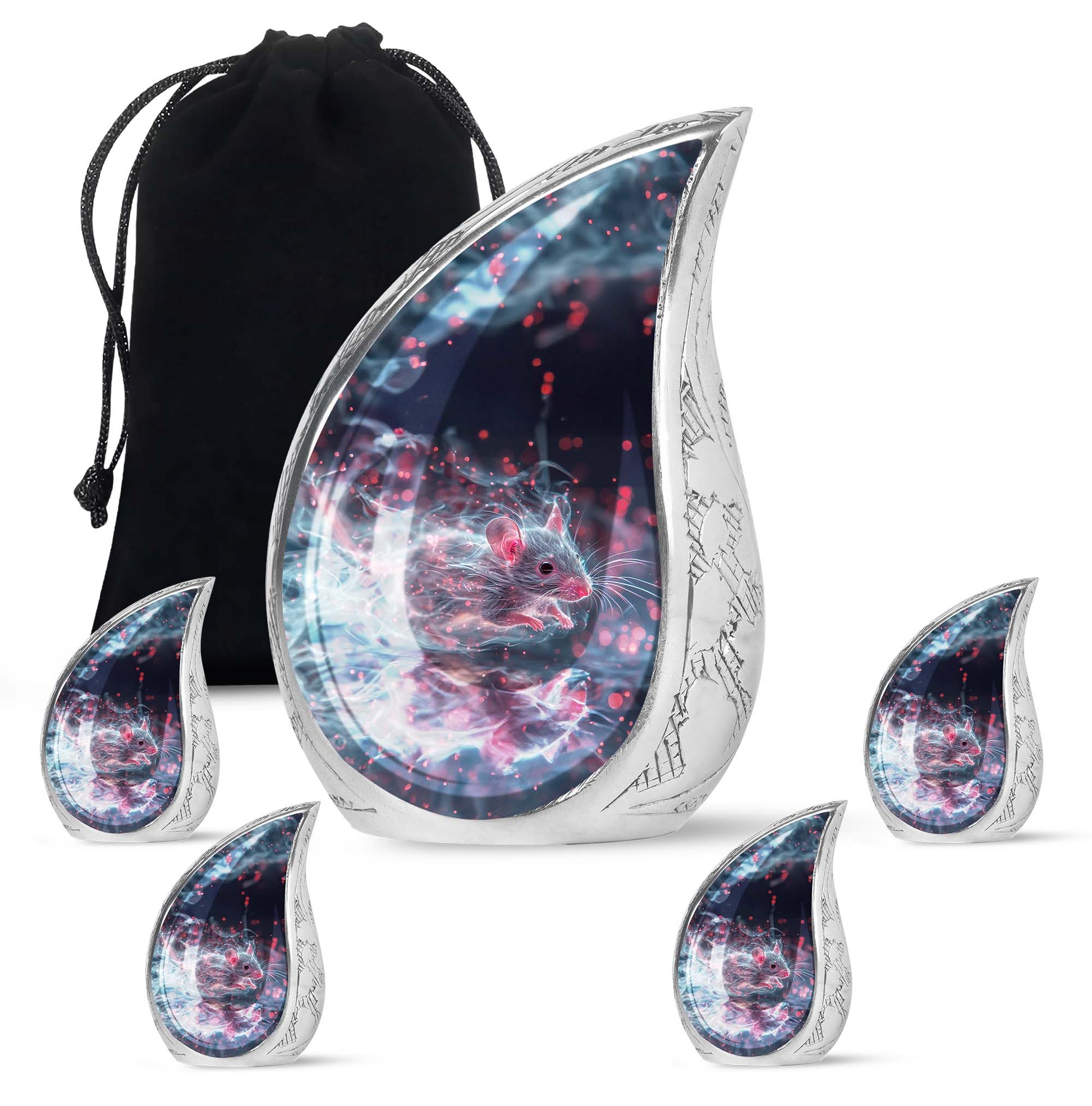 Mystical Nebula Mouse Urn - Mouse Urn Memorial For Men And Women