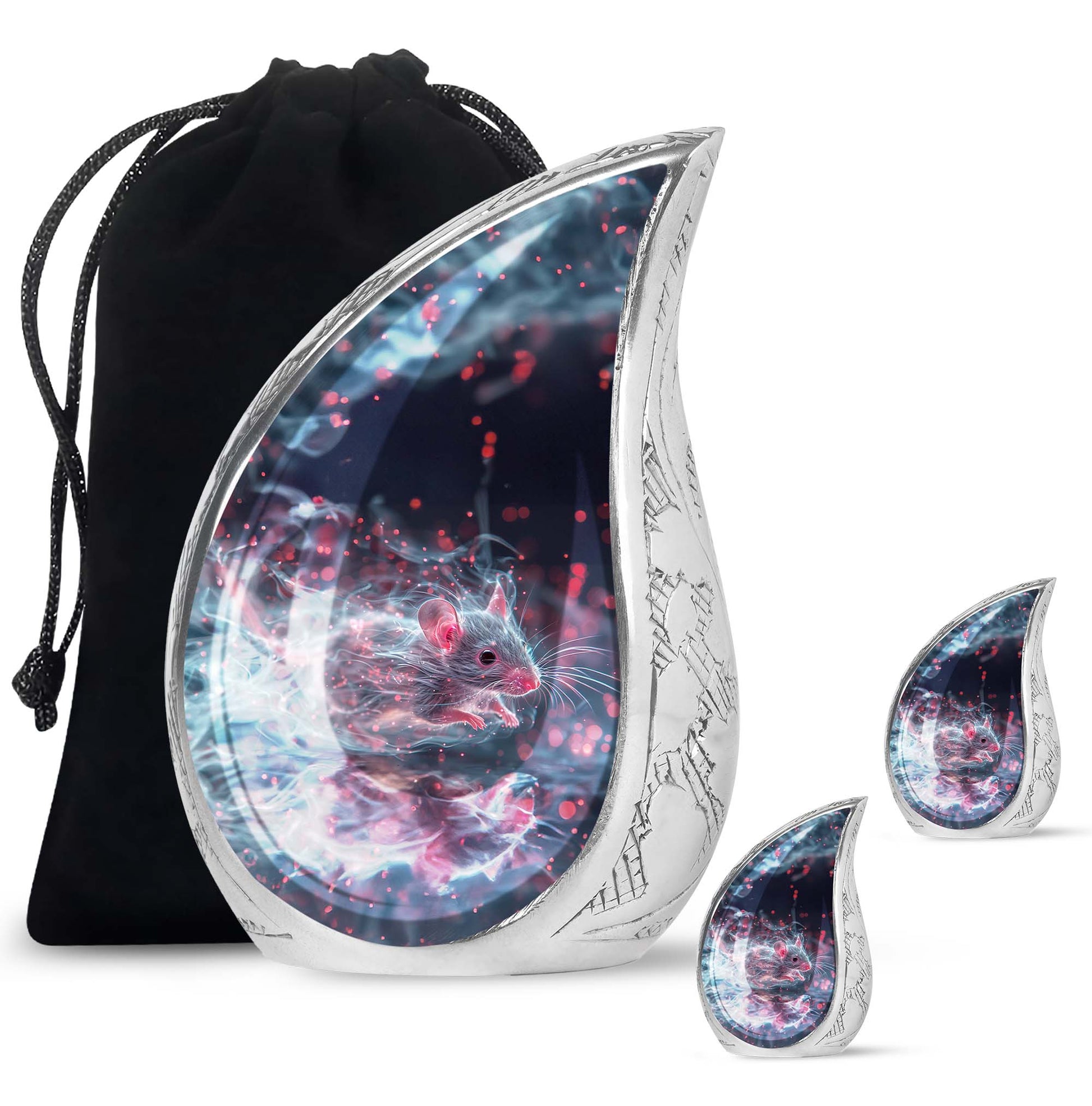 Mystical Nebula Mouse Urn - Mouse Urn Memorial For Men And Women