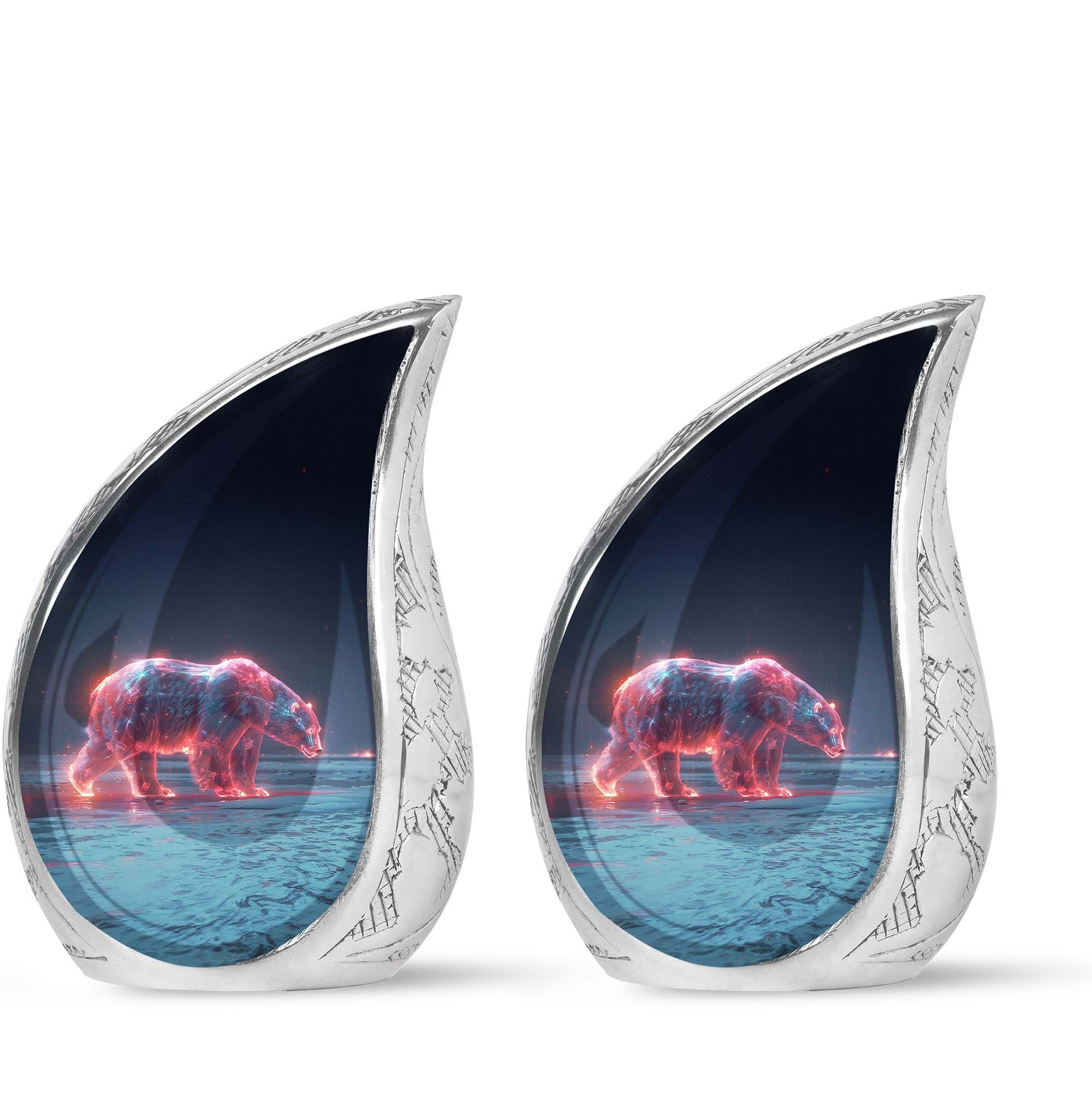 Sentinel Bear Urn For Cremation - Polar Bear Urn Memorial For Ashes