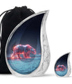 Sentinel Bear Urn For Cremation - Polar Bear Urn Memorial For Ashes