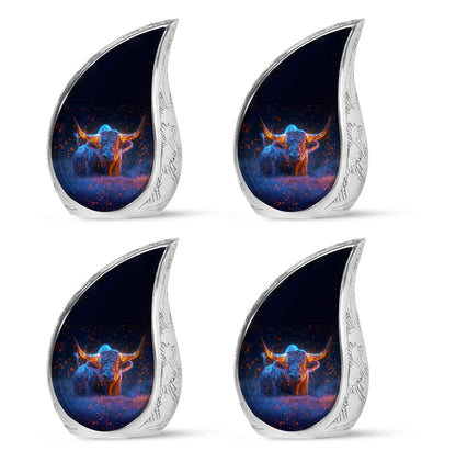 Personalized Artistic Cremation Urn for Human Ashes - 10-inch, 200 cu in - Yatskia