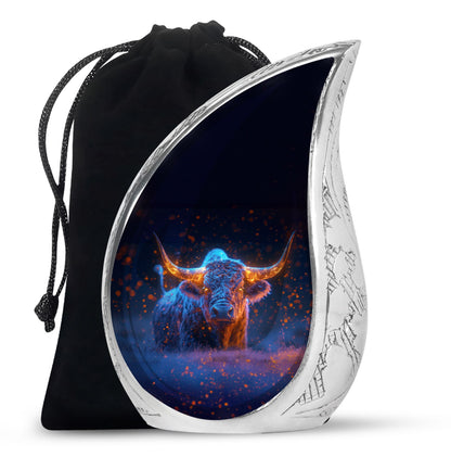 Personalized Artistic Cremation Urn for Human Ashes - 10-inch, 200 cu in - Yatskia