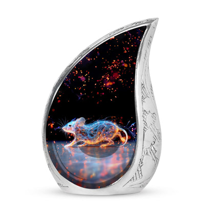 Personalized Mouse Cremation Urn for Human Ashes - 10-inch, 200 cu in - Yatskia