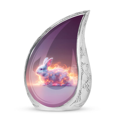 Personalized Rabbit Cremation Urn for Pet Ashes - 10-inch, 200 cu in - Yatskia