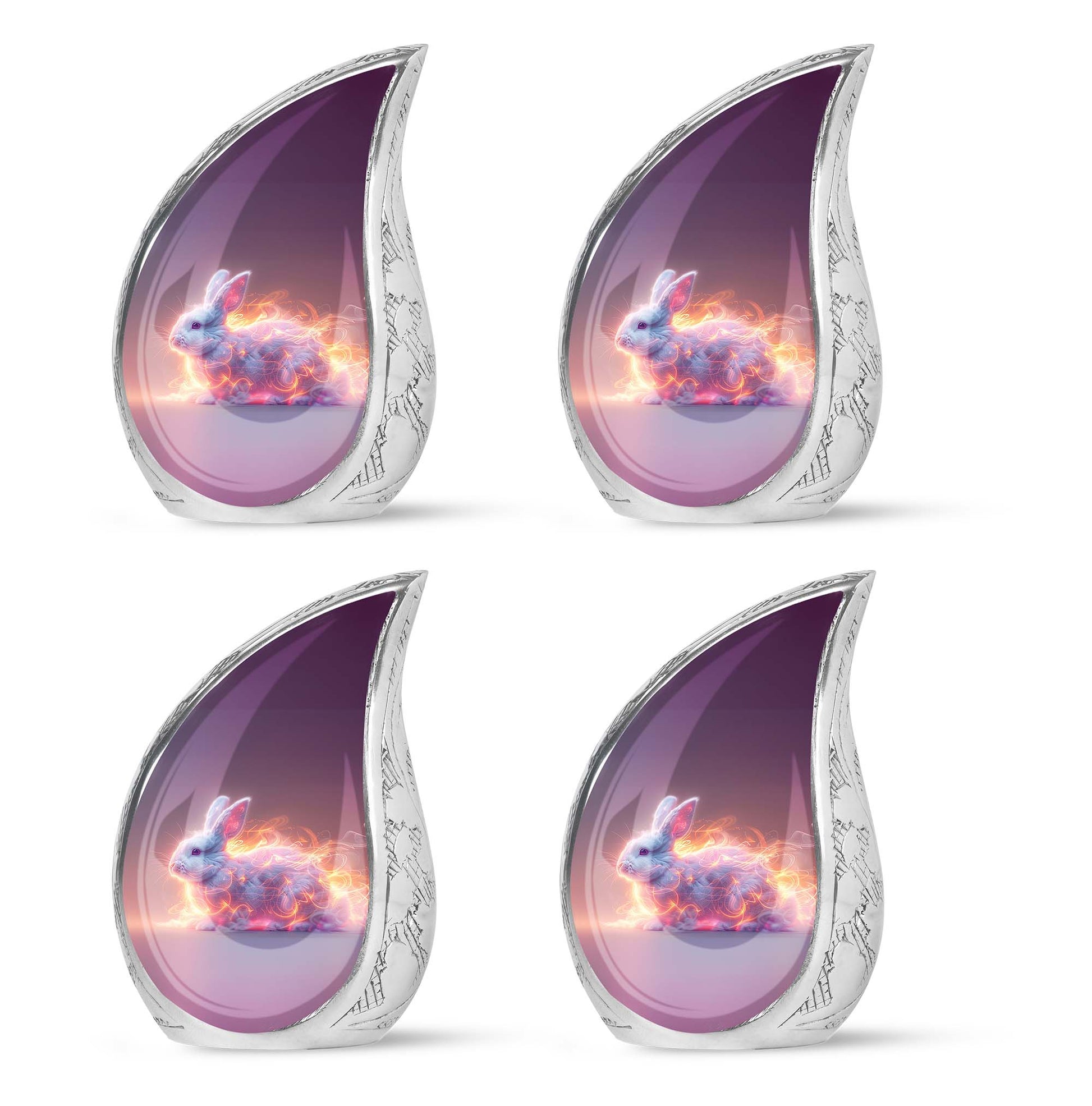 Fiery Bunny Rabbit Urn For Cremation - Fierce Bunny Urn For Ashes